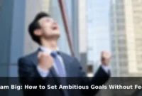 Dream Big: How to Set Ambitious Goals Without Feeling Paralyzed by Fear