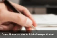 Career Motivation: How to Build a Stronger Mindset Every Day